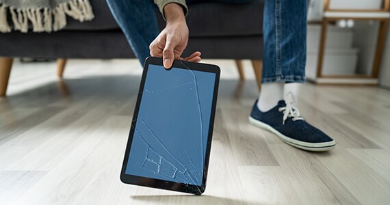 Accidental tablet damage image